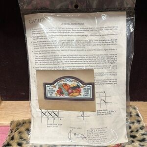 Fall cross stitch kit